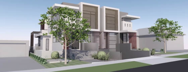 Brighton townhouses – Approved by VCAT mid 2012